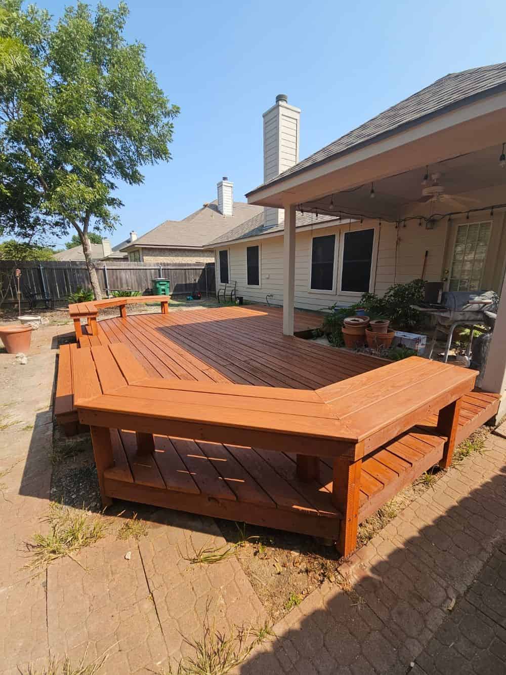 Deck Staining image