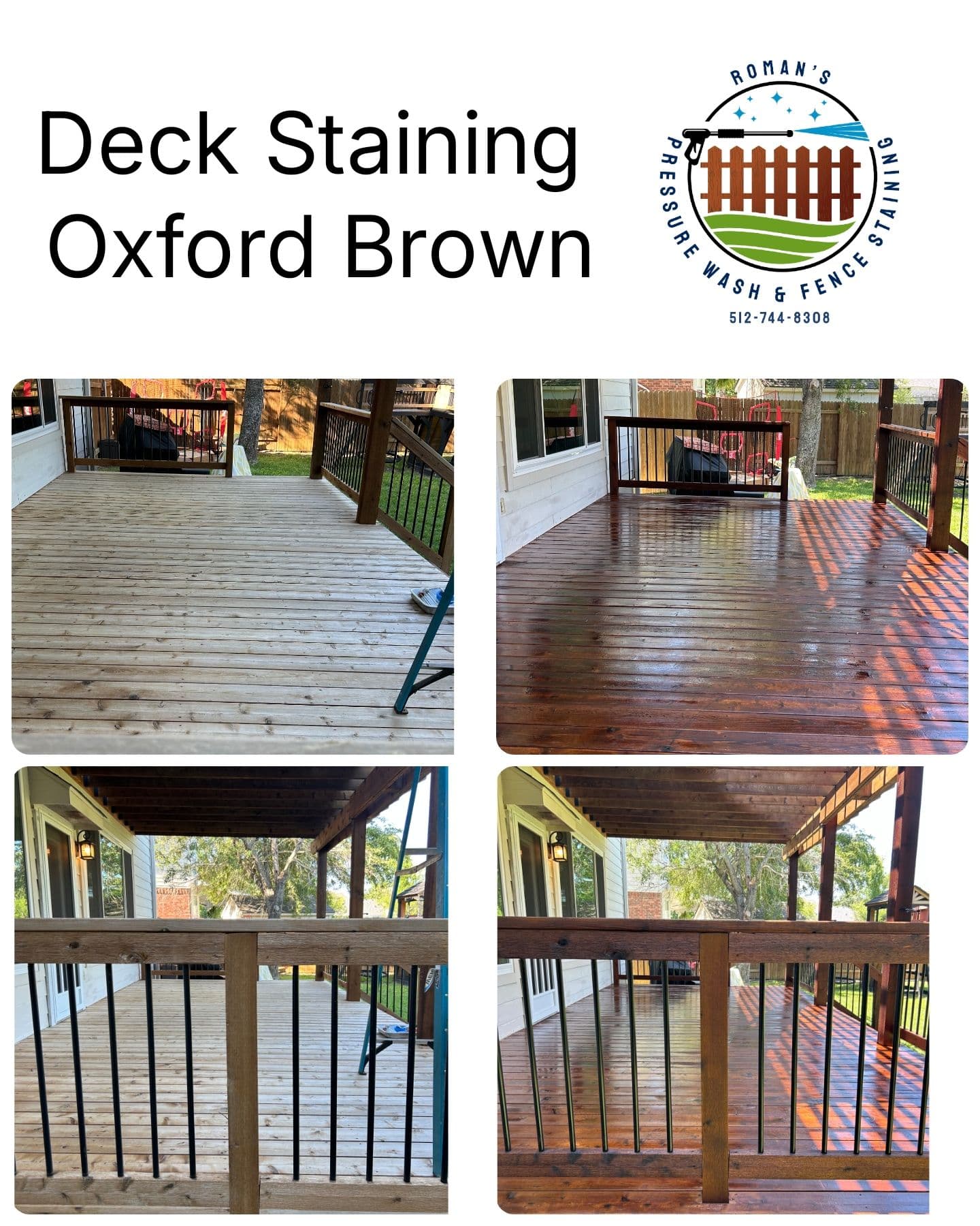 Oxford Brown Deck Stain Turns a Faded Deck Into Something Worth Showing Off image