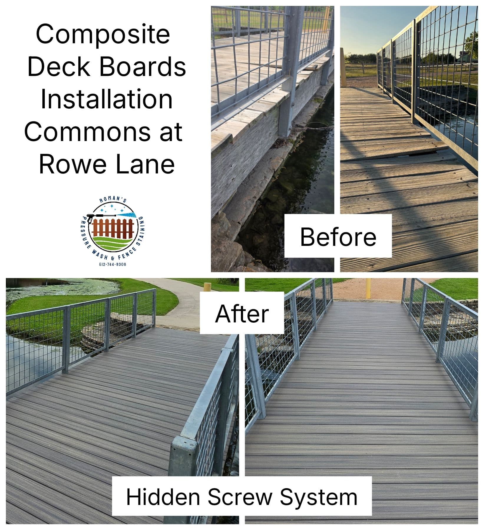 Project Composite Deck Board Upgrade at Commons at Rowe Lane image