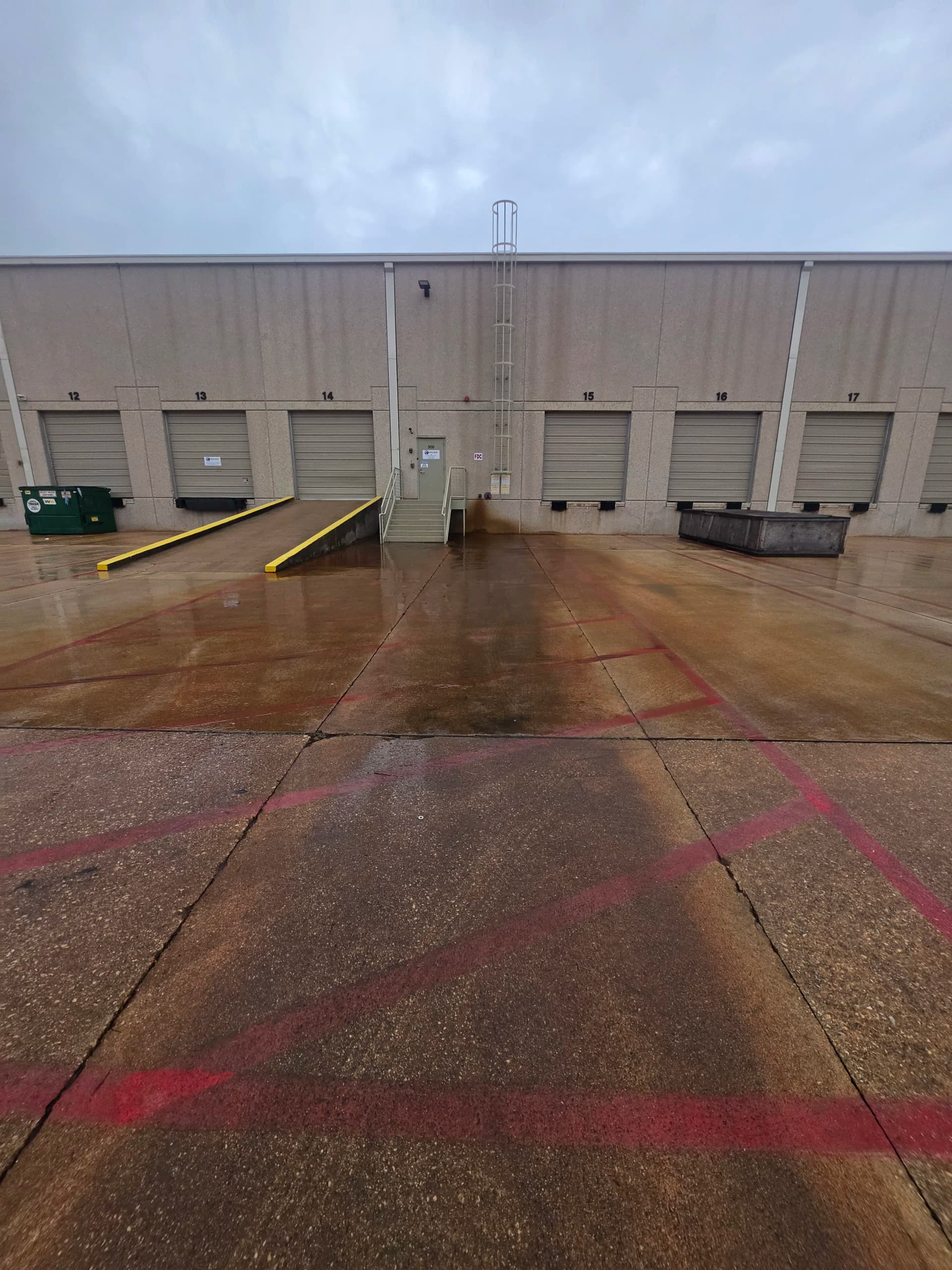 Gallery photos for Commercial Loading Dock Concrete Pressure Wash That Went Way Beyond 50%: Image #6
