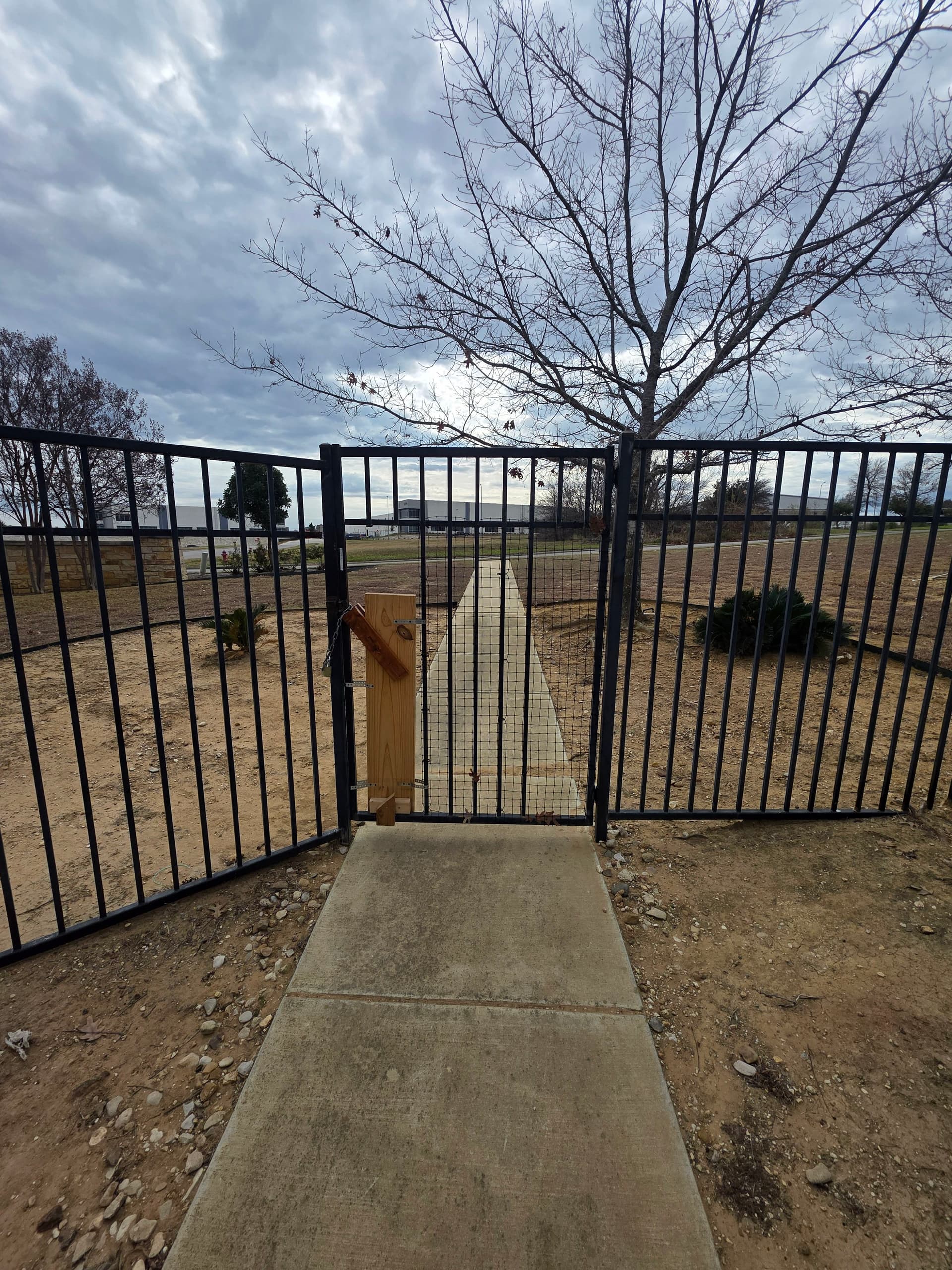 Old Steel Gate Swapped Out for a Custom Welded Upgrade image