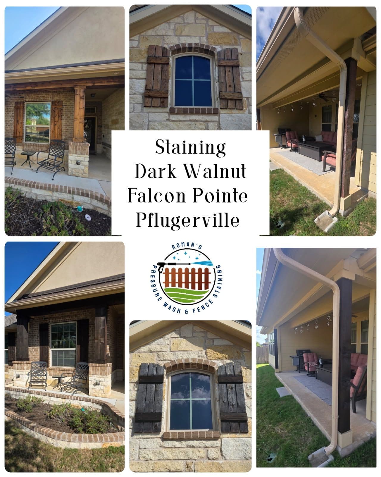 Dark Walnut Door Staining Transforms Home image