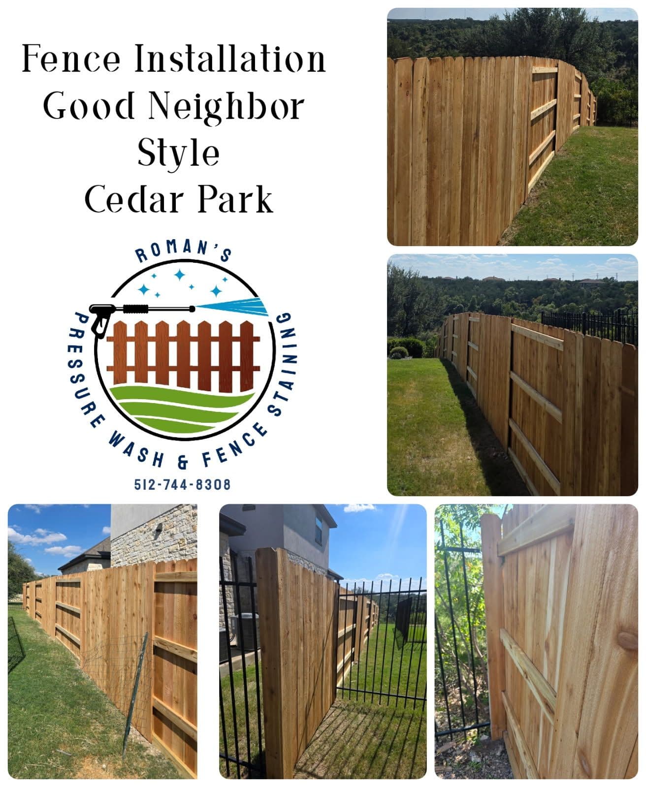 Gallery photos for Stunning Deck Staining in Taylor and Elegant Fence Installation in Cedar Park: Image #1