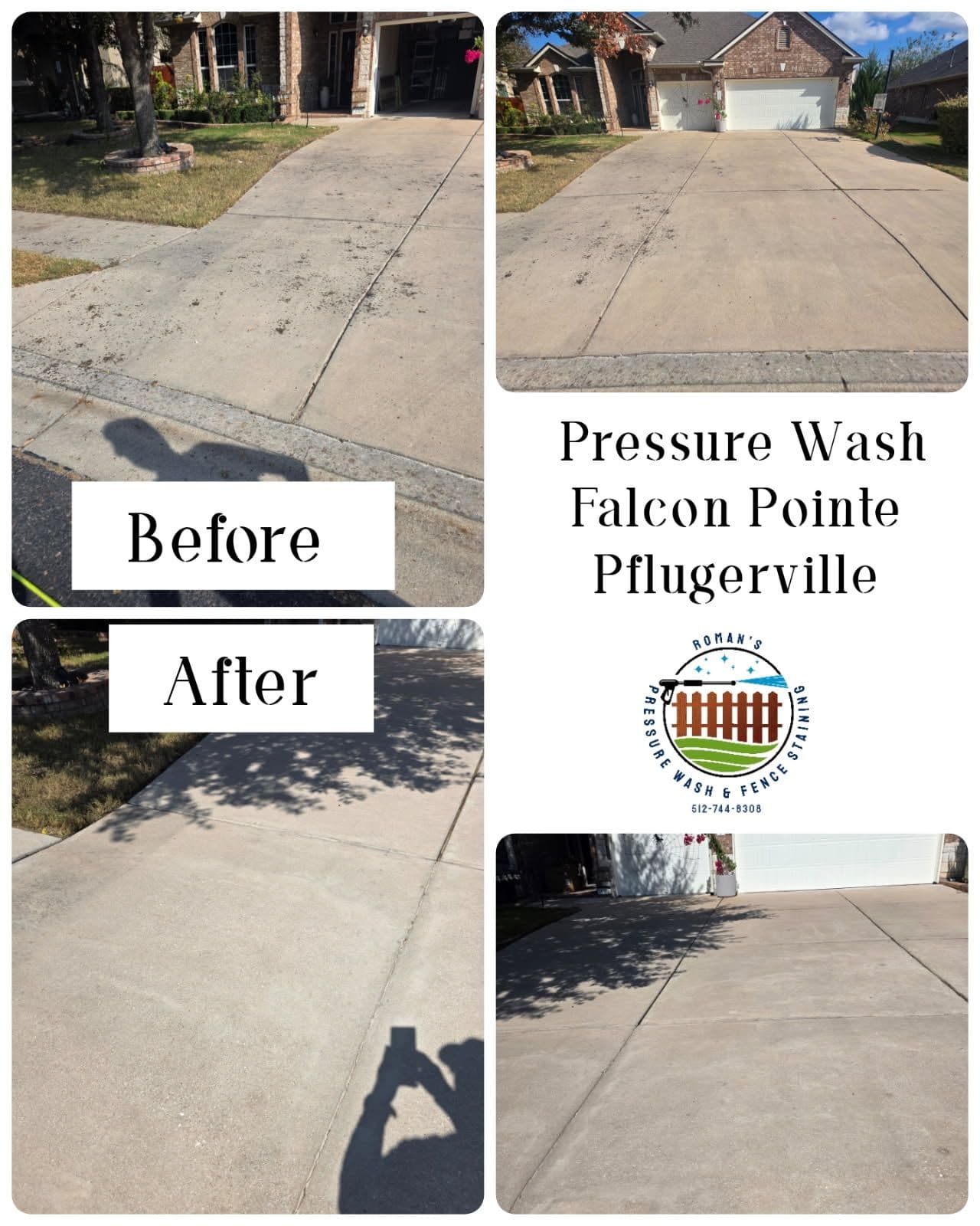 Project Concrete Pressure Washing in Falcon Pointe Pflugerville image
