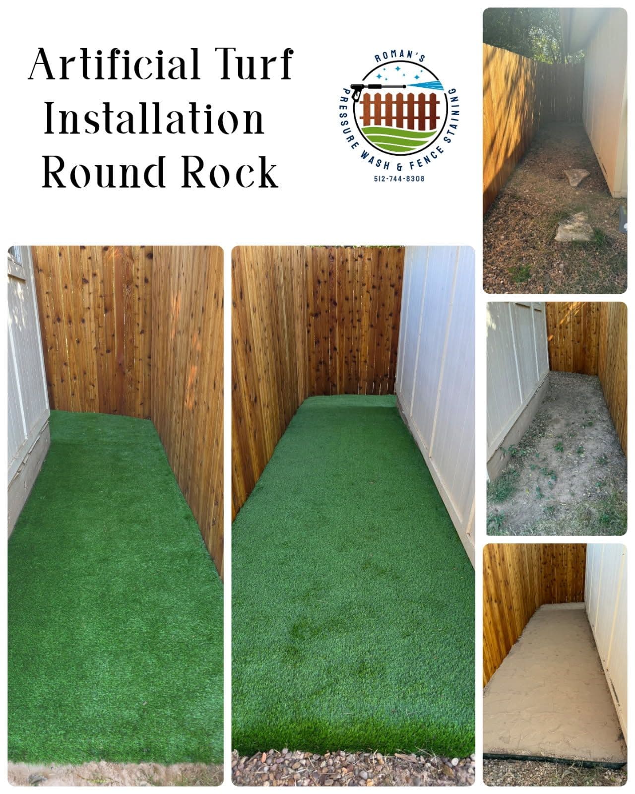 Artificial Turf Installation in Round Rock image
