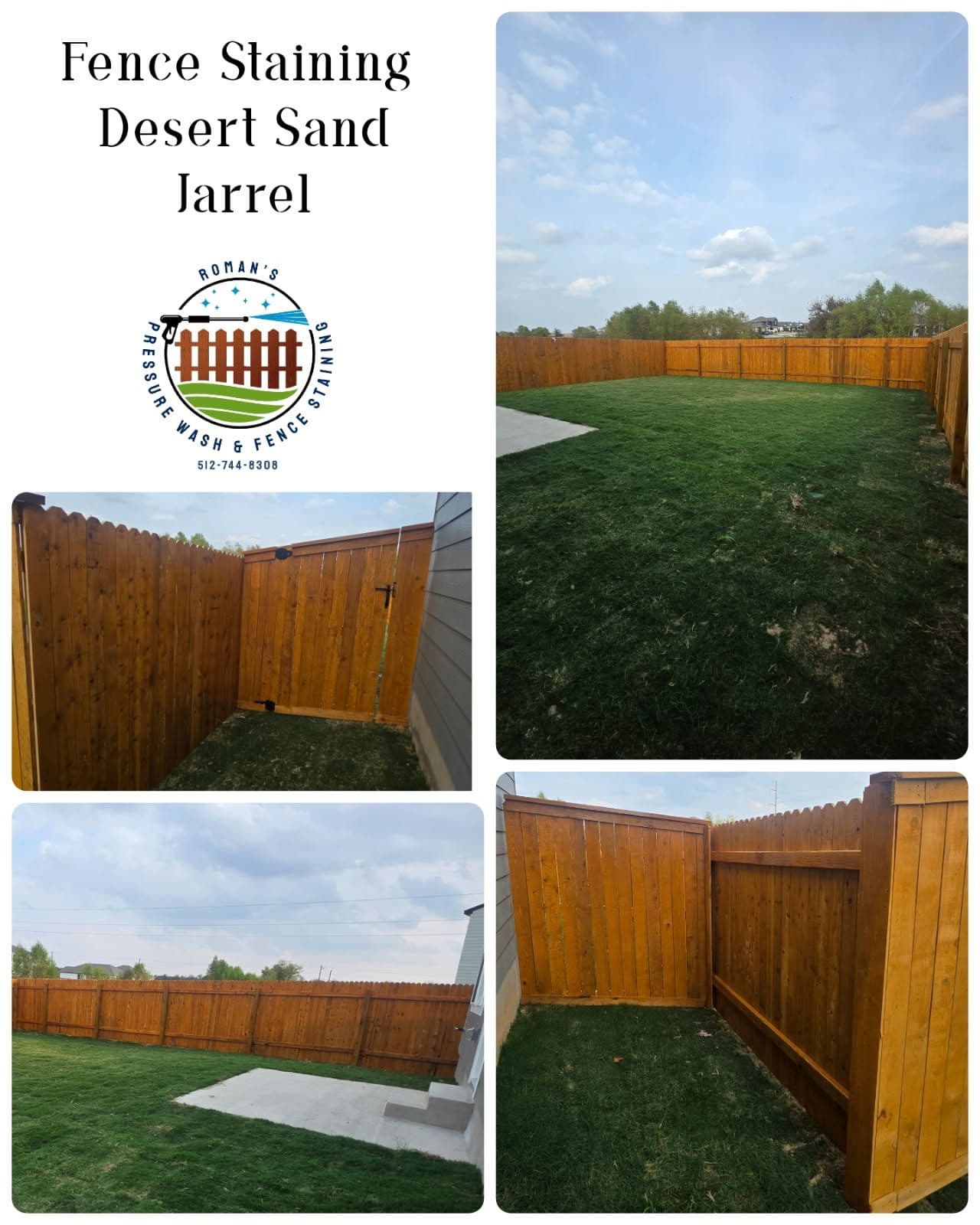 Project Fence Staining Desert Sand Jarrel image