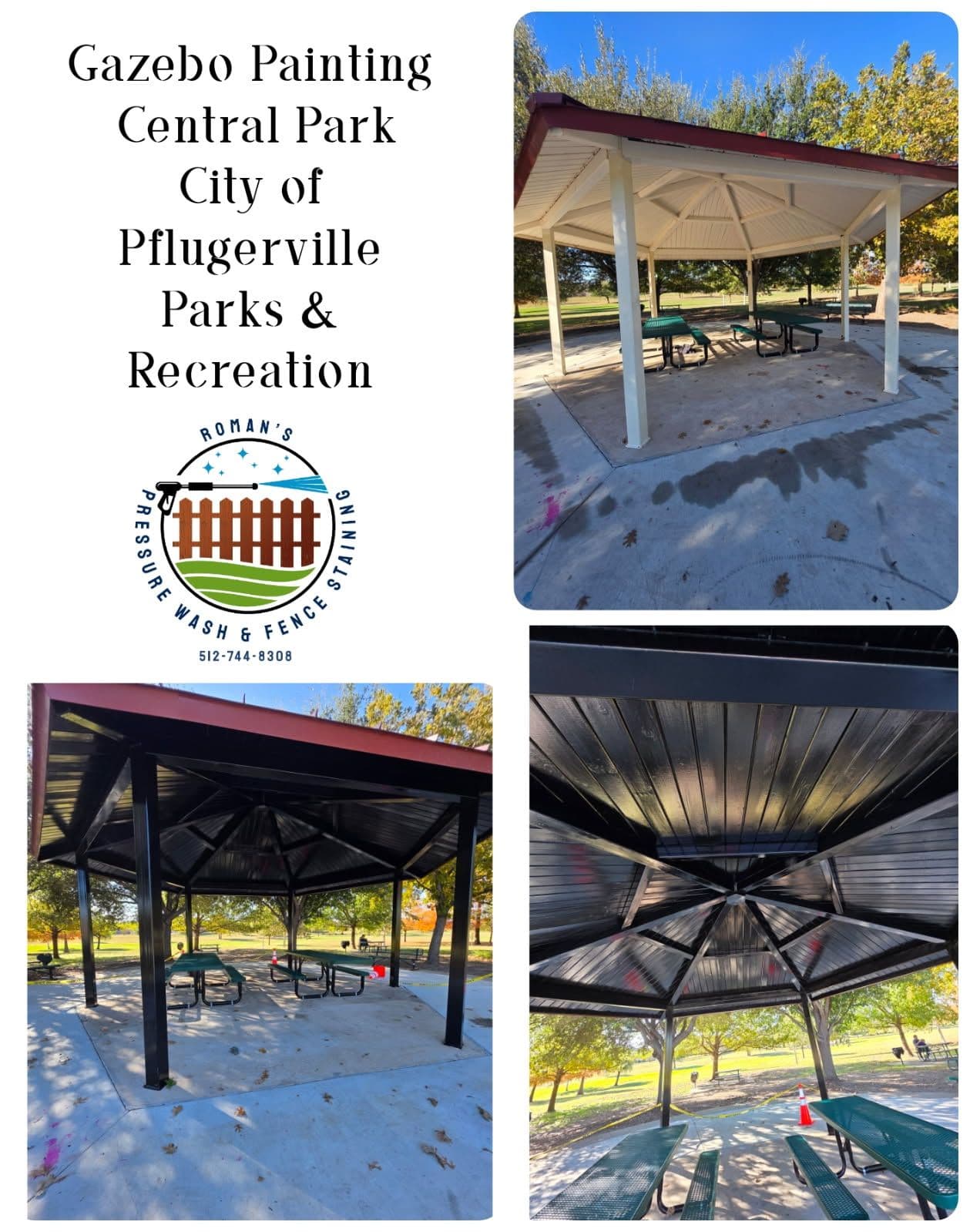 Project Gazebo Painting in Central Park Pflugerville image