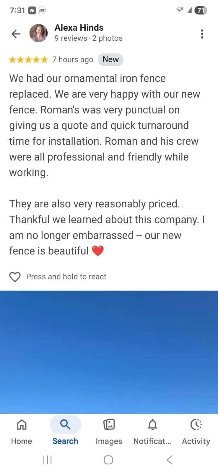 Iron Fence Installed in Black Hawk Pflugerville image