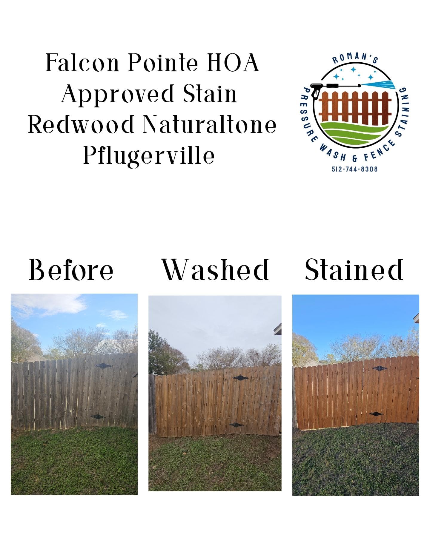 Fence Transformation Project in Pflugerville