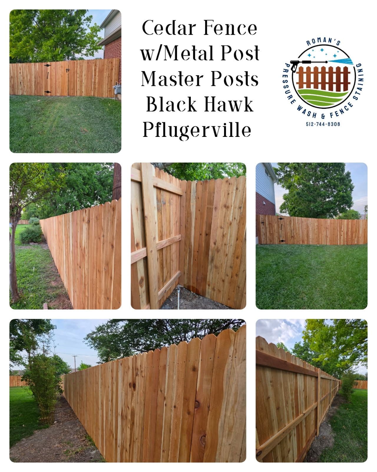 Project Cedar Fence Transformation in Pflugerville image