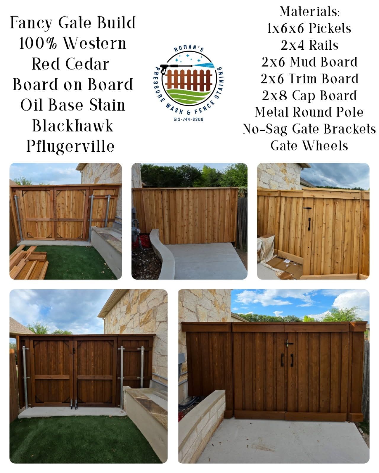Project Stunning 100% Cedar Fencing in Pflugerville image