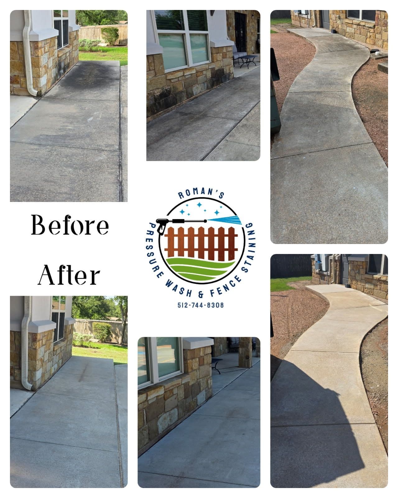 Concrete Sidewalks Transformed in Georgetown image