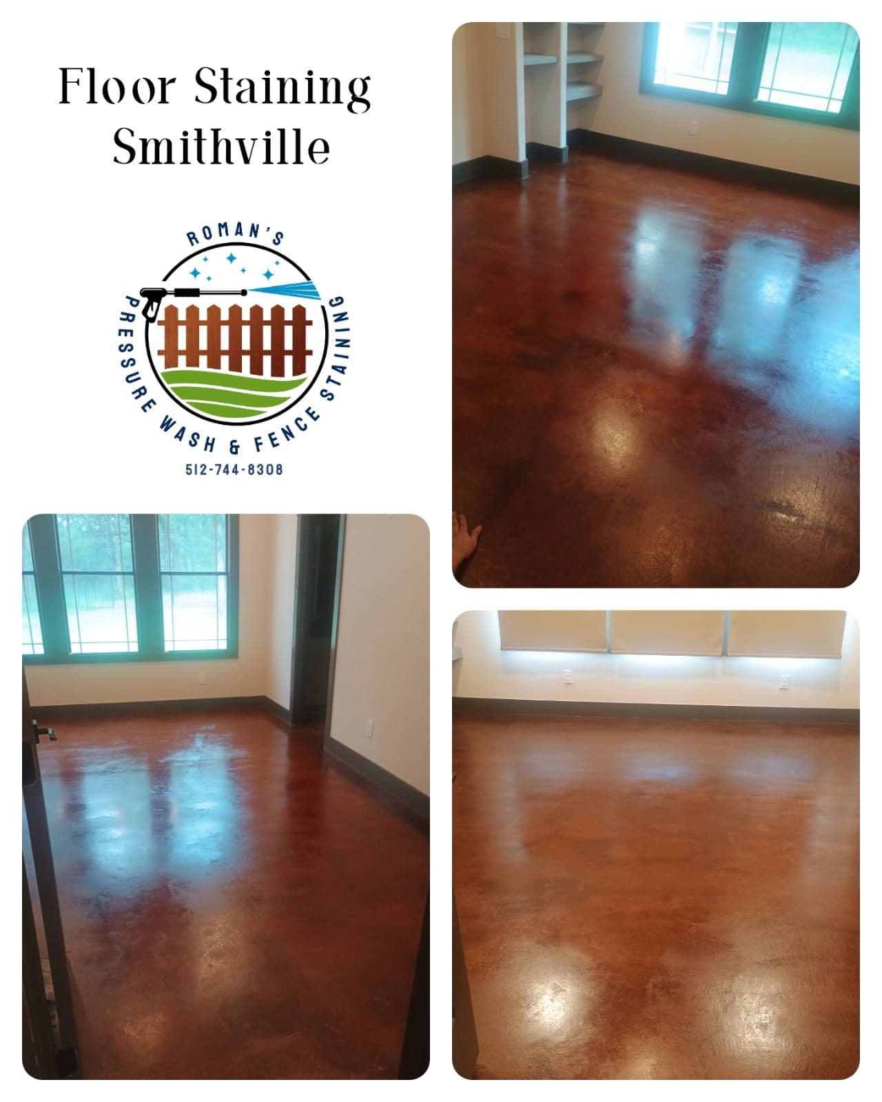 Project Smithville Floor Staining Transformation image