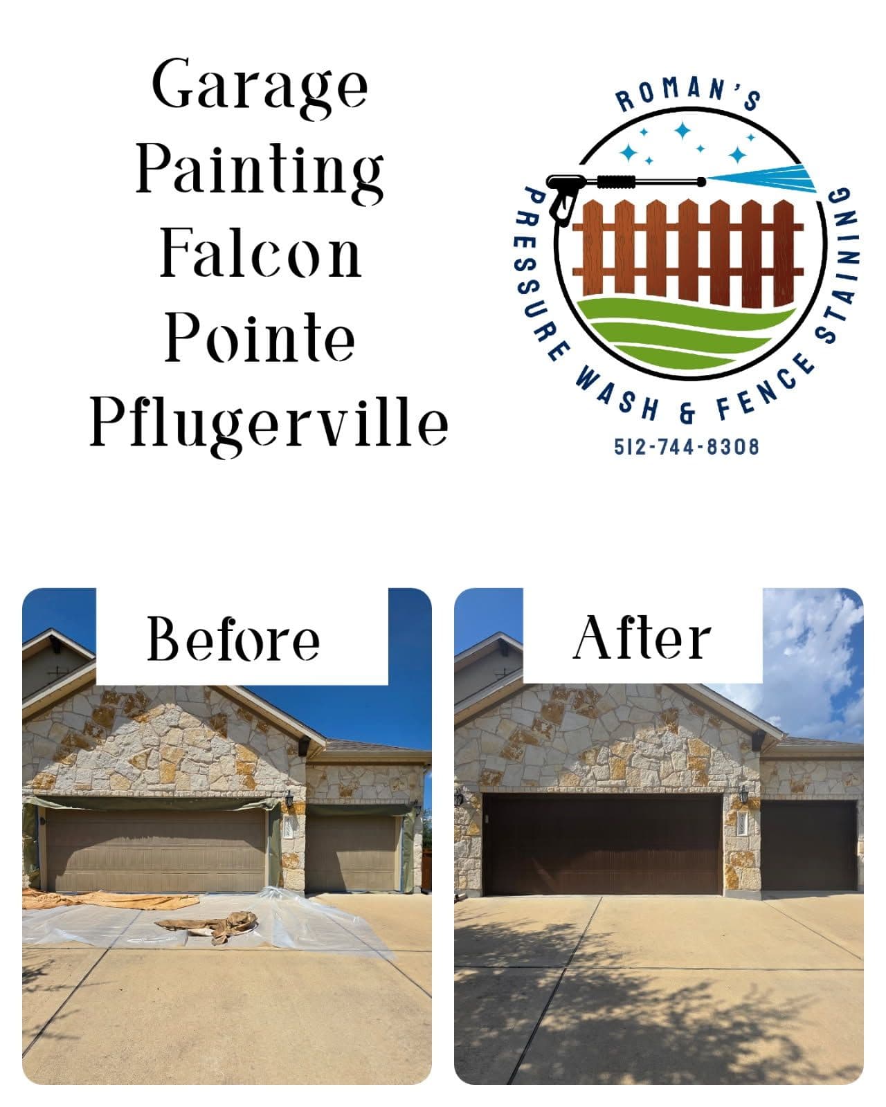 Project Sleek Garage Door Transformations in Pflugerville image