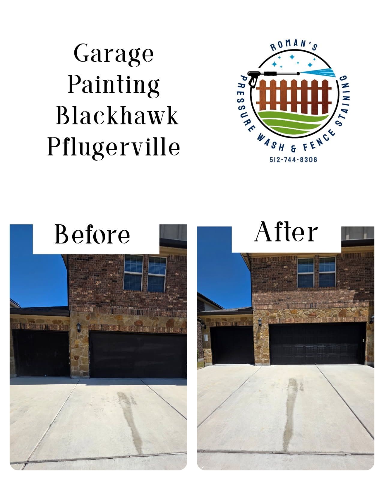 Gallery photos for Sleek Garage Door Transformations in Pflugerville: Image #1