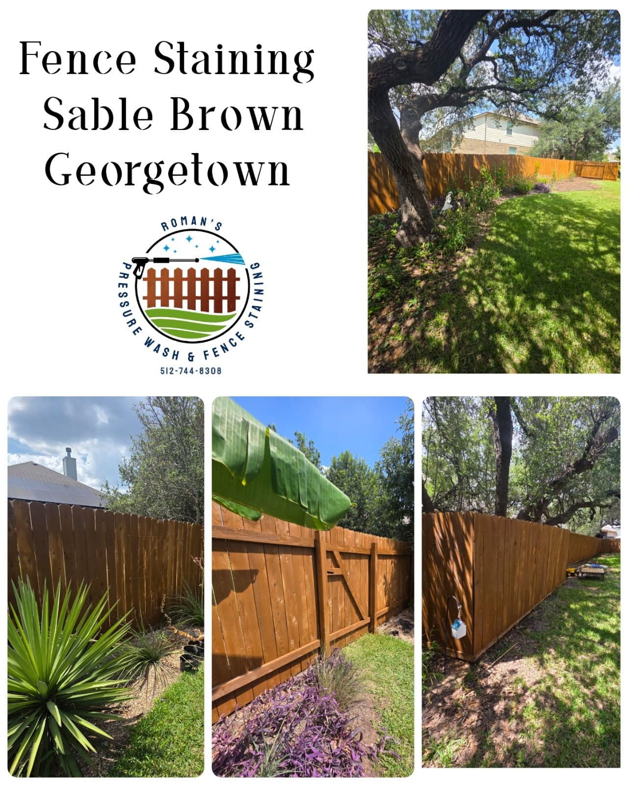 Transform Your Backyard with Stunning Fence Staining image