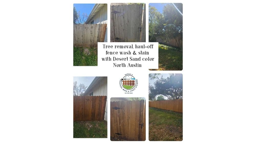 Backyard Fence Transformation image