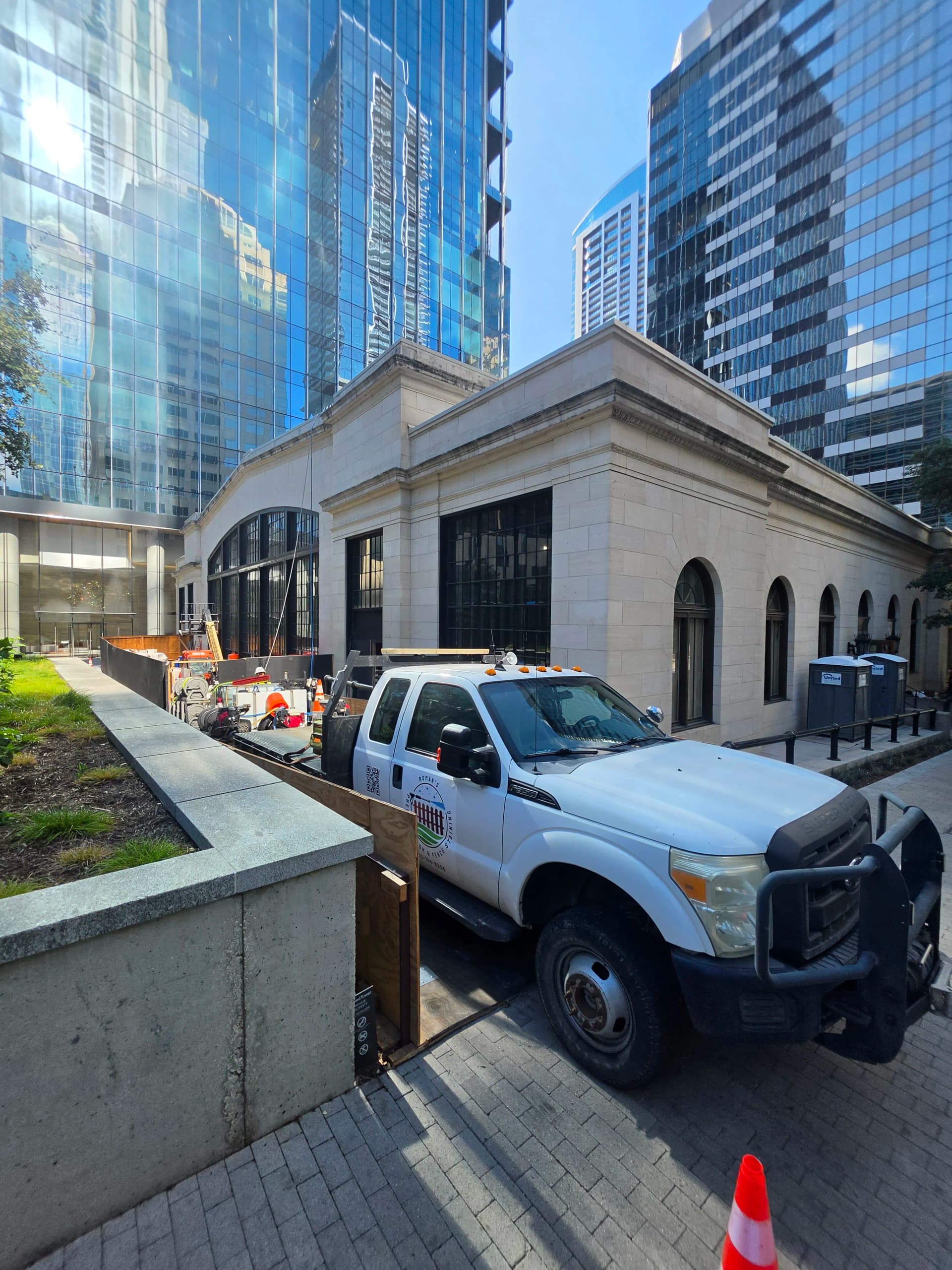 Gallery photos for Commercial Roof Cleaning Prep for TPO in Downtown Austin: Image #1